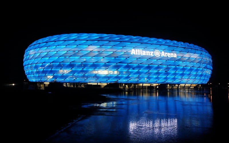 Allianz Arena Munich Germany-Cities architectural, HD wallpaper