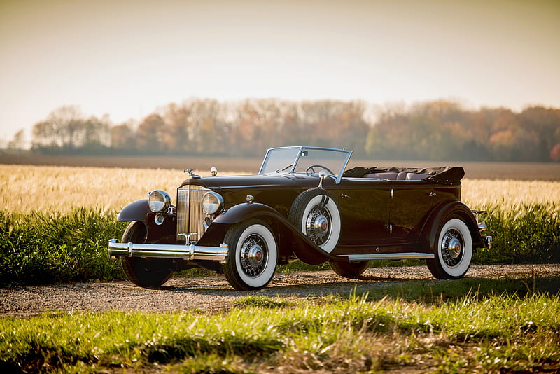 1932 Packard Twin Six , vintage-cars, carros, HD wallpaper