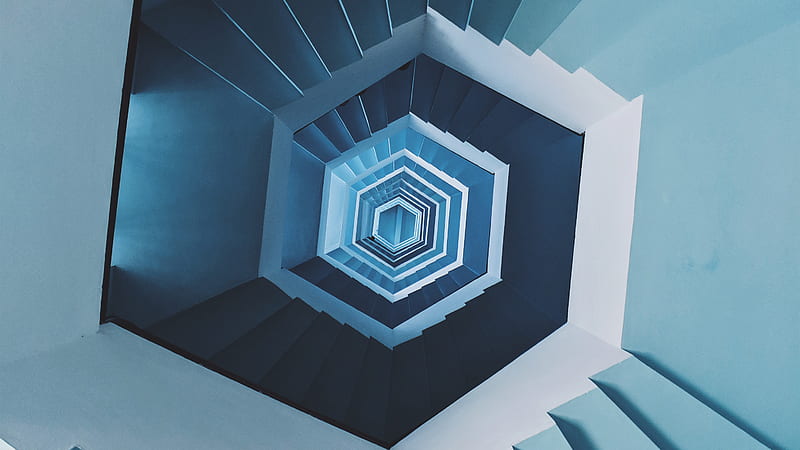 Staircase Minimal, stairs, minimalist, minimalism, graphy, HD wallpaper