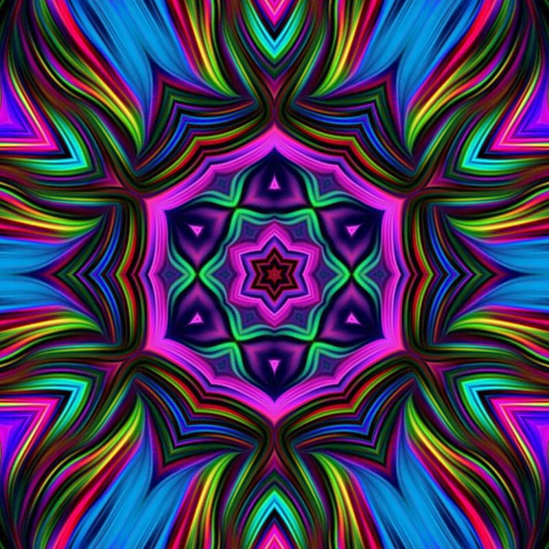 Kaleidoscope me, colorful, HD phone wallpaper