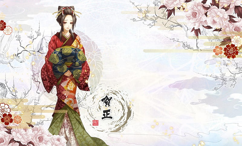 Yukimura Chizuru, female, chizuru, shinsengumi, hakuouki, kimono ...