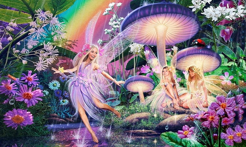 3840x2160px 4k Free Download Fantasy Fairies Colorful Fairies