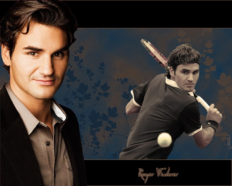 Roger Federer, handsome, male, tennis player, the best ever, HD wallpaper