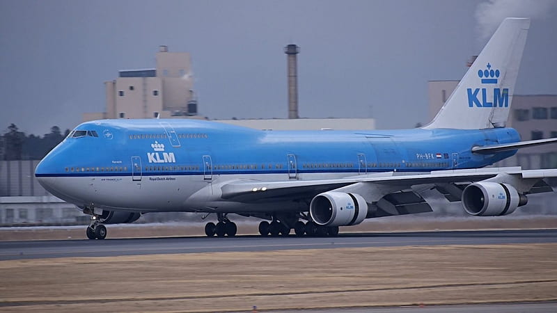 KLM PH-BFK, PH-BFK, Plane, KLM, Air Lines, HD wallpaper