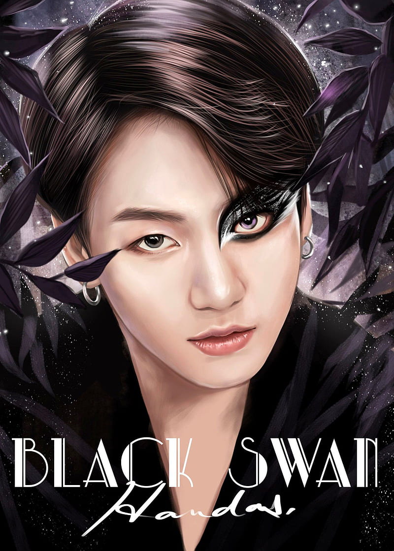 BTS, black, swan, HD phone wallpaper