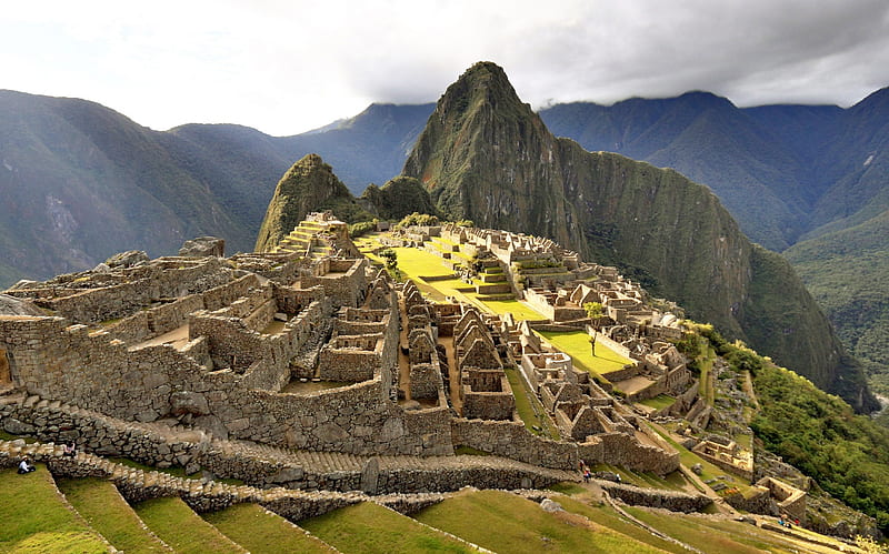 Machu Picchu, architecture, monuments, bonito, sky, clouds, maccu picchu, mountains, nature, peru, HD wallpaper
