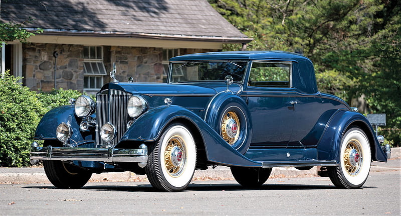 Car, Old Car, Vintage Car, Vehicles, Packard, Packard Twelve, Full Size Car, Packard Twelve Coupe, HD wallpaper