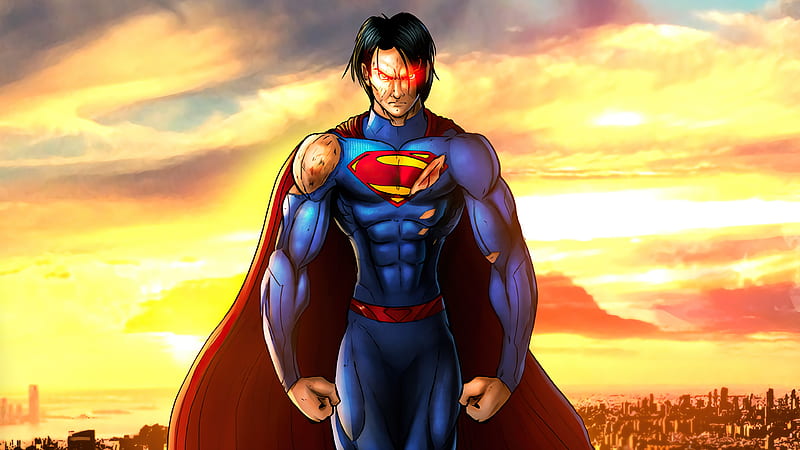 Superman Young, superman, superheroes, artist, artwork, digital-art, artstation, HD wallpaper