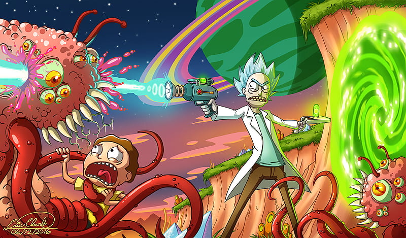 100+] Sfondi Rick E Morty Fantastici