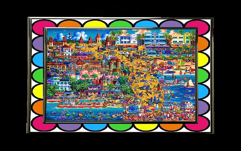 Best of Florida by artist Eric Dowdle, 1, 2, 3, 4, HD wallpaper