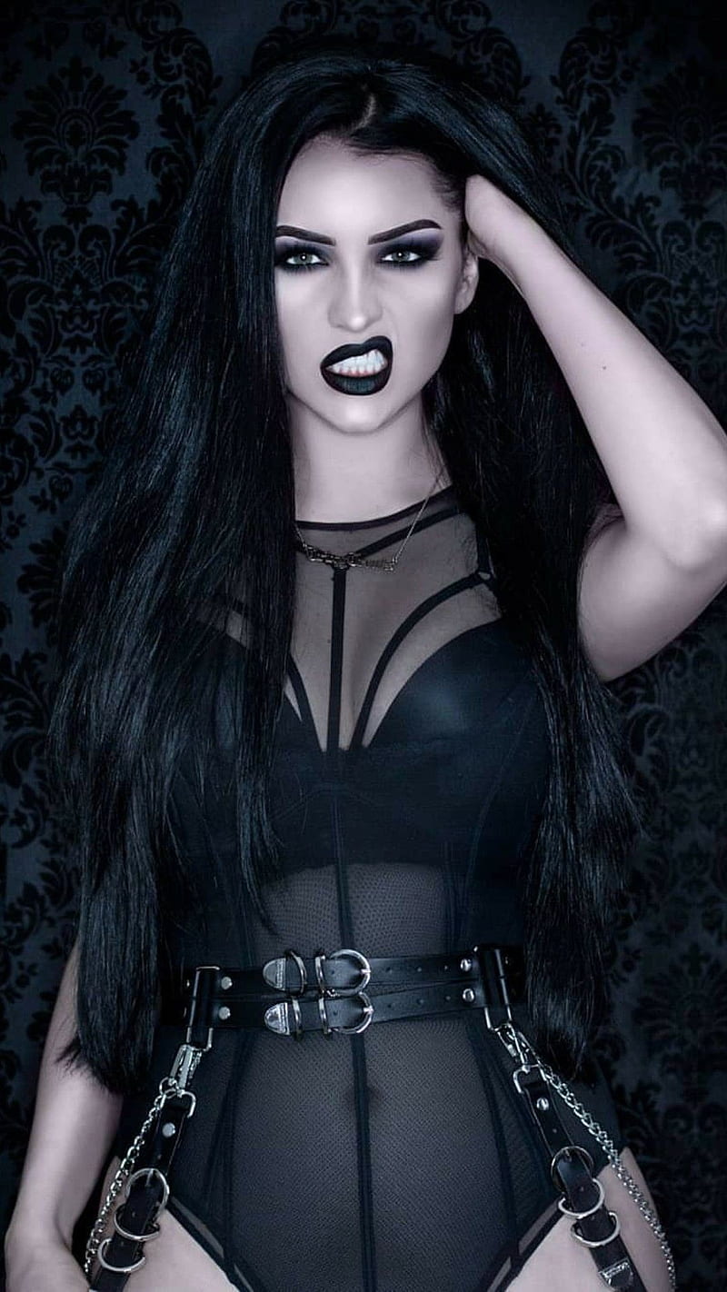 Dark angel, black, goth, gothic, HD phone wallpaper