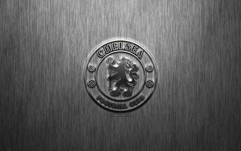 Chelsea F.C., metal, soccer, chelsea fc, chelsea, sport, logo, football, HD wallpaper