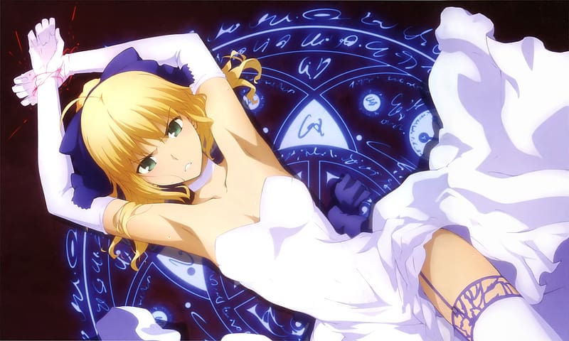 Anime, Saber (Fate Series), Fate/stay Night: Unlimited Blade Works, Saber Bride, Fate Series, HD wallpaper