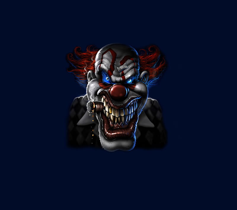 Evil Clown, bad, dark, eerie, frighten, movie, scary, vivid, HD wallpaper