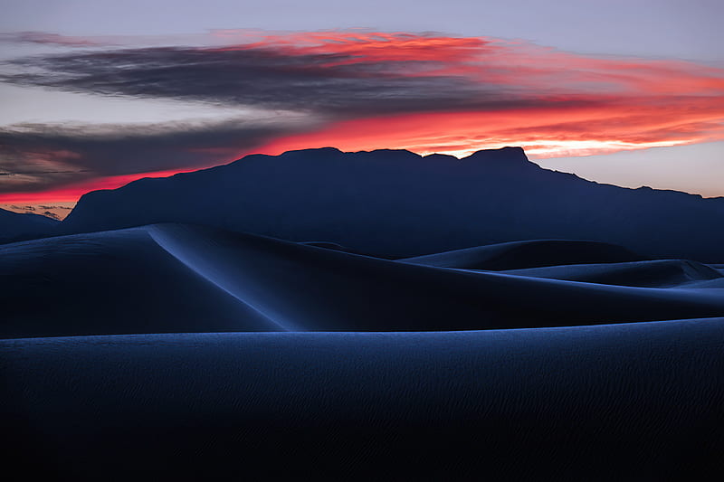 Desert Dune Landscape Nature Sand Sunset , desert, dune, landscape, nature, sunset, HD wallpaper