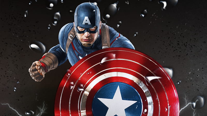 Art Captain America , captain-america, superheroes, artwork, digital-art, behance, HD wallpaper