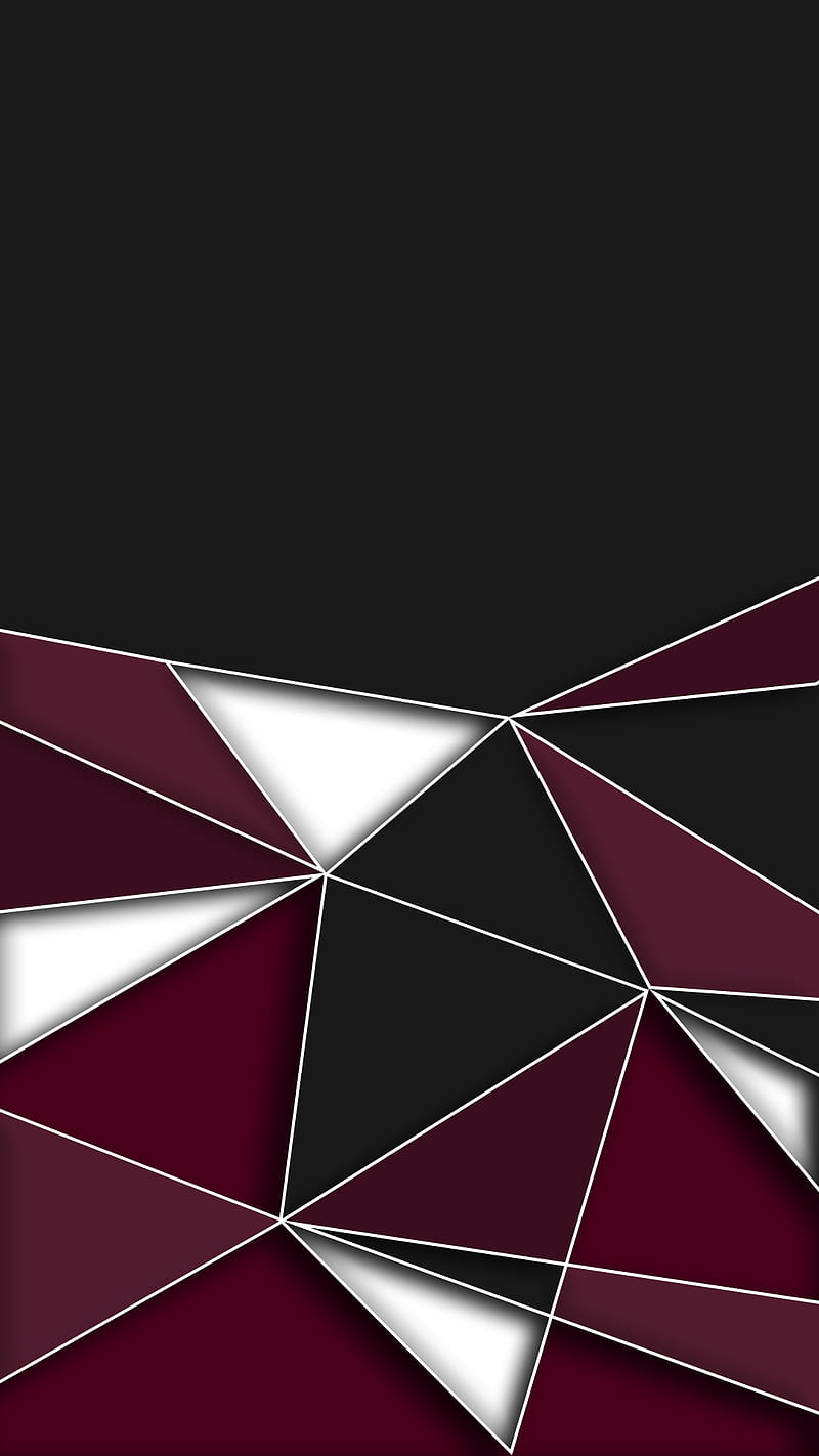 triangle bevels, maroon, red, HD phone wallpaper