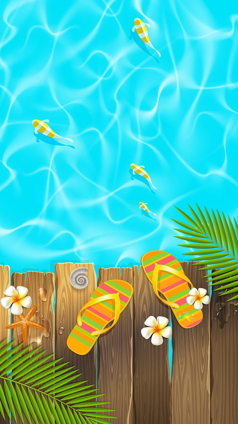 Summer Pool, pool, summer, HD phone wallpaper