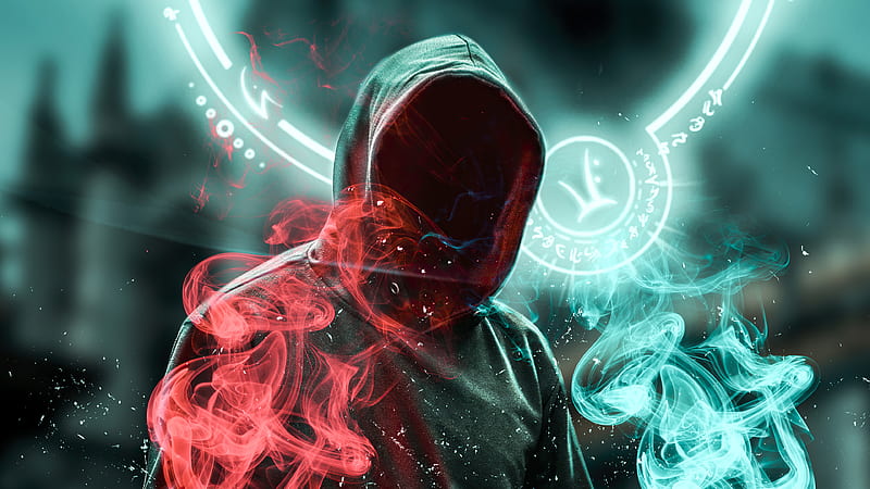 Anonymus Guy Magic Powers , anonymus, artist, artwork, digital-art, HD wallpaper