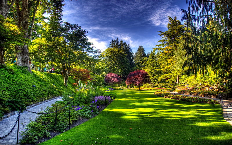 Park In Spring Desktop Background wallpapers HD free - 495207