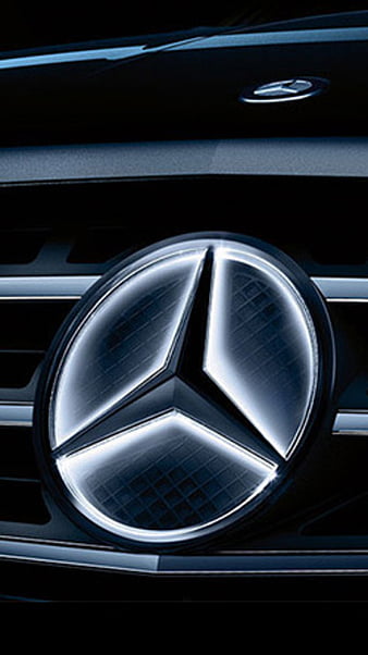 Mercedes-Benz logo 3, carros, logo, mercedes-benz, HD phone wallpaper