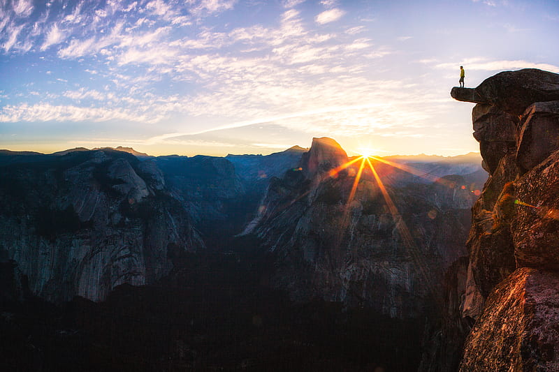 Standing At Glacier Point Sunrise In Yosemite National Park By, yosemite, valley, nature, graphy, HD wallpaper