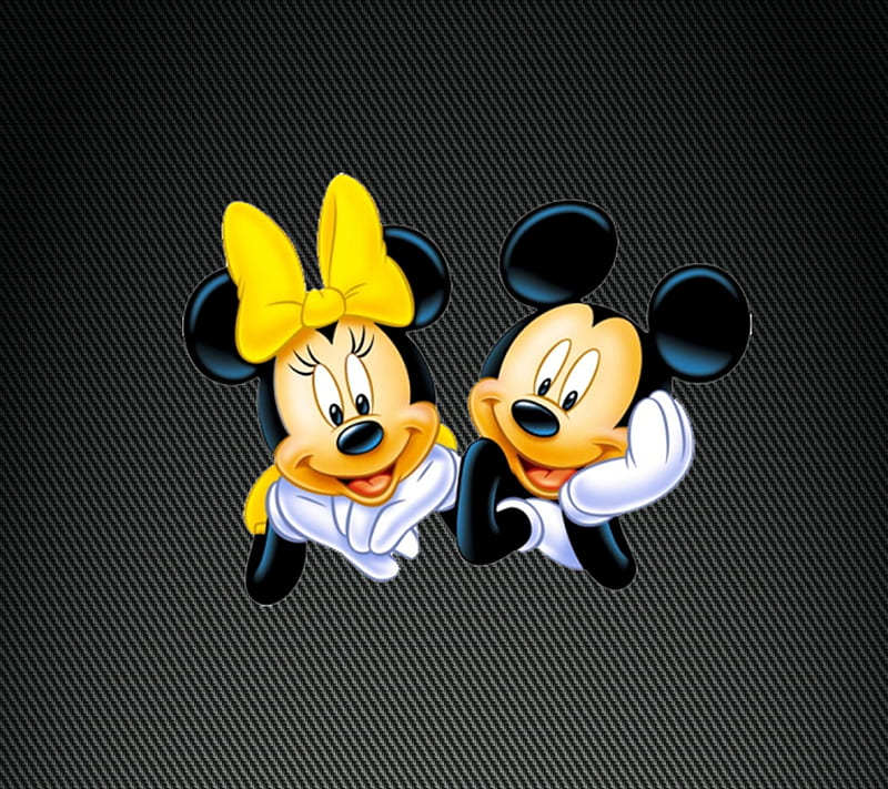 Mickey-Minnie, cartoon, mickey, minnie, HD wallpaper
