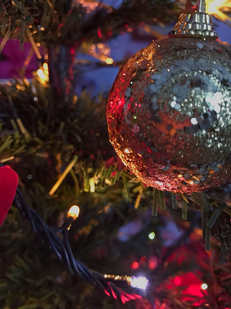 arbol de navidad, christmas, lights, theme, tree, HD phone wallpaper