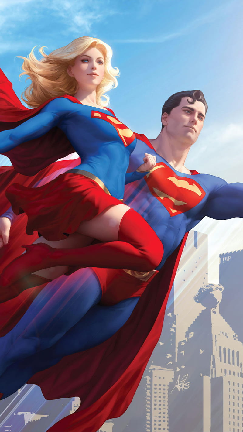 Supergirl Superman, dc, dc comics, melissa benoist, movies, superhero, television, tv, HD phone wallpaper