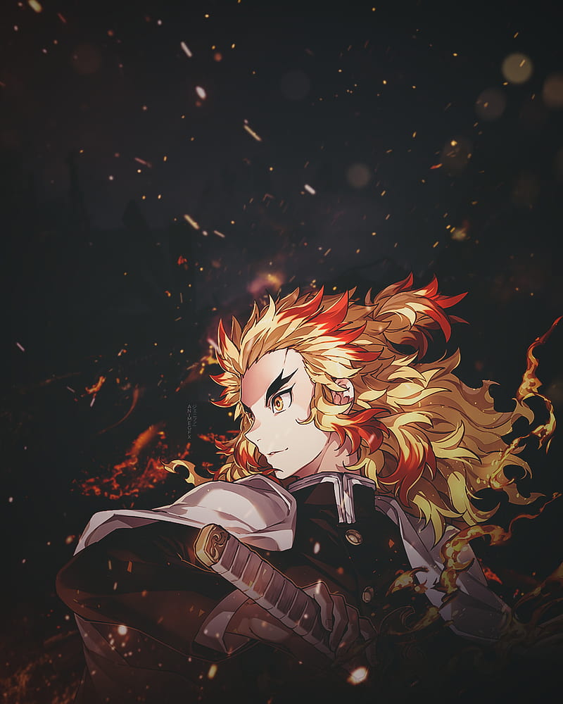 The Flame Hashira Rengoku Live Wallpaper