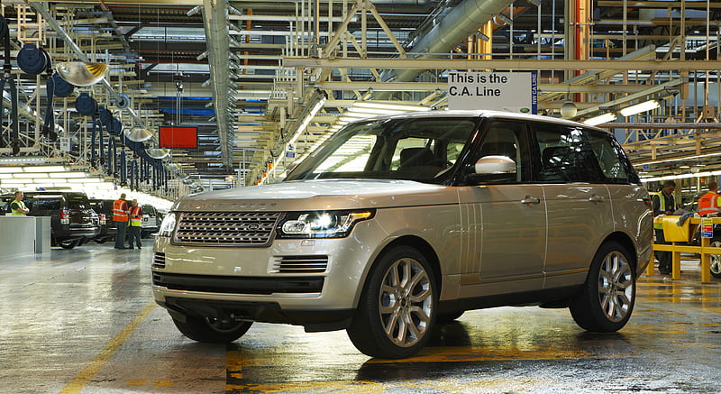 Range Rover (13MY) Manufacturing / Factory , car, HD wallpaper