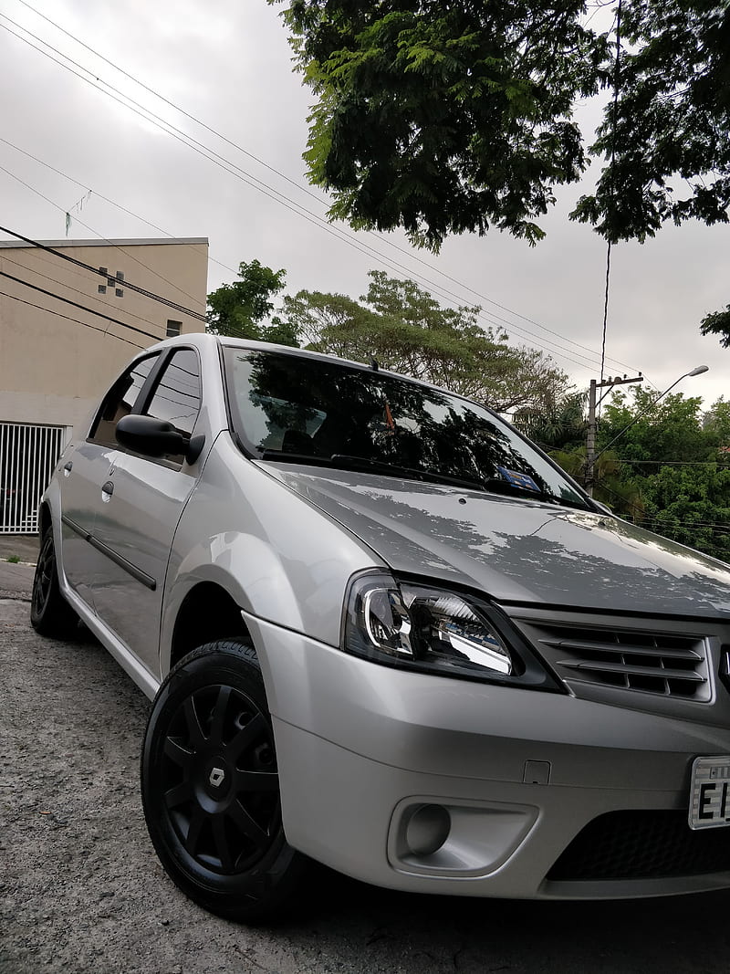 Renault Logan, car, HD phone wallpaper | Peakpx