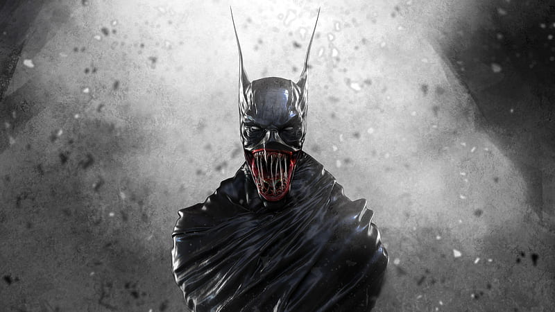 Batman Evil, batman, superheroes, digital-art, artwork, HD wallpaper