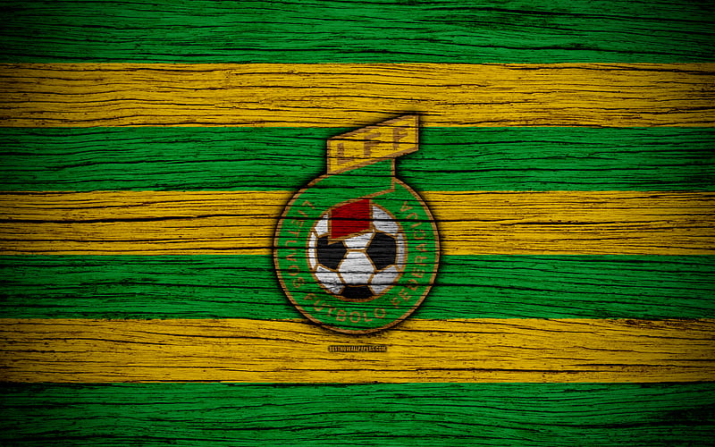 Lithuania national football team, logo, UEFA, Europe, football, wooden texture, soccer, Lithuania, European national football teams, Lithuanian Football Federation, HD wallpaper