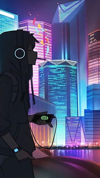 Neon Anime City