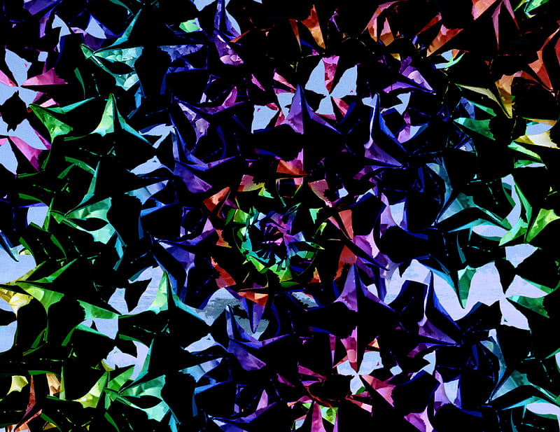 kaleidoscope, fragments, colorful, HD wallpaper