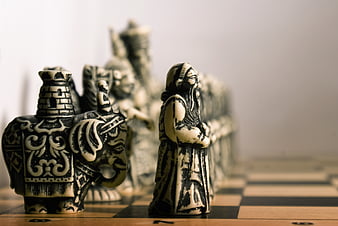 Game Of Titans, games, abstract, chess, 3d and cg, HD wallpaper