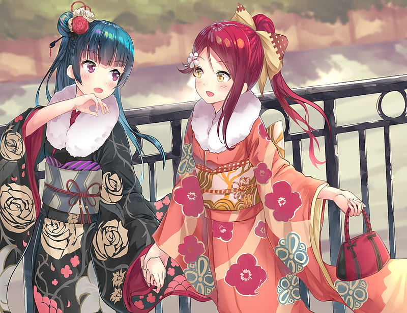 Ohara Mari and Tsushima Yoshiko - Other & Anime Background Wallpapers on  Desktop Nexus (Image 2267765)