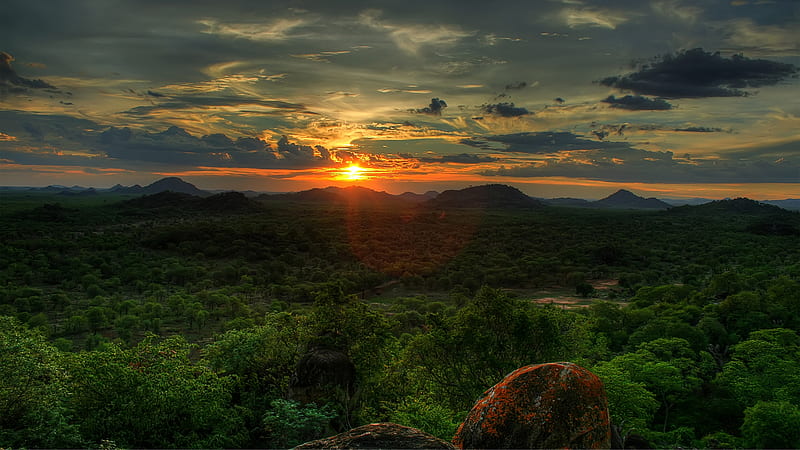 Hermosa puesta de sol de áfrica, puesta de sol, naturaleza, bonito, áfrica, Fondo  de pantalla HD | Peakpx