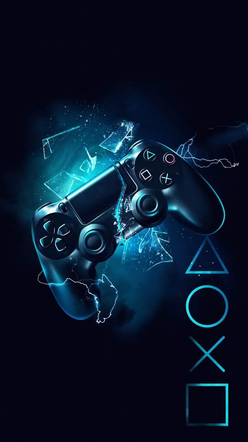 Ps4 controller, control, controller, game, games, gaming, logo, one, play,  sacrifice, HD phone wallpaper | Peakpx