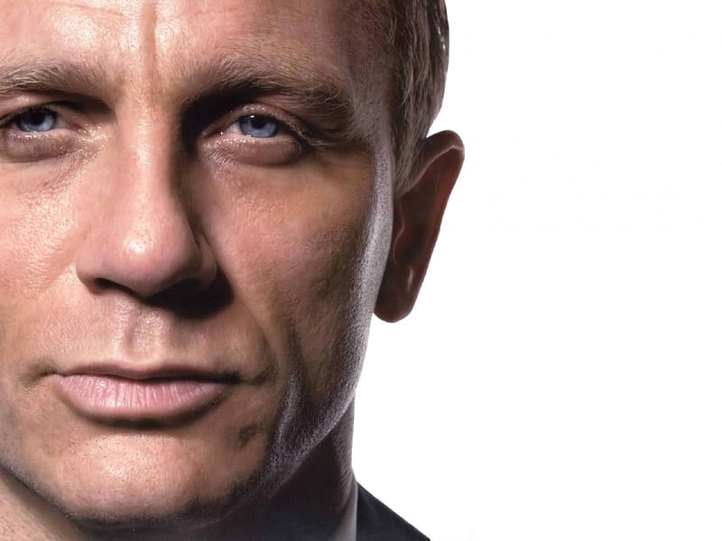 Daniel Craig, movie, james bond, man, white, blue eyes, actor, HD wallpaper