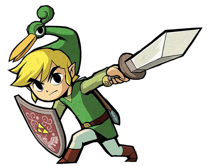 We can both get through this together!, minish cap, toon link, ezlo, zelda, video games, HD wallpaper