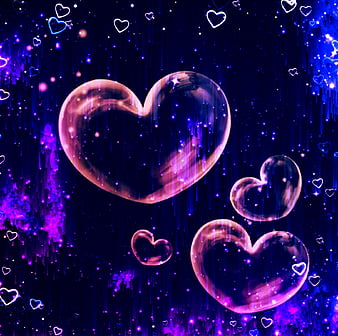 Aesthetic, color rosa, heart, corazones, de cielos, de la luna, de las ...