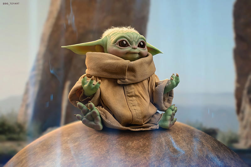 Baby Yoda 3d Art , baby-yoda, the-mandalorian, tv-shows, star-wars, HD wallpaper