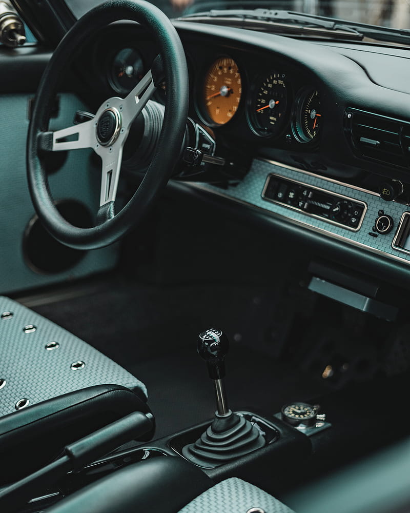 steering wheel, salon, car, seat, HD phone wallpaper