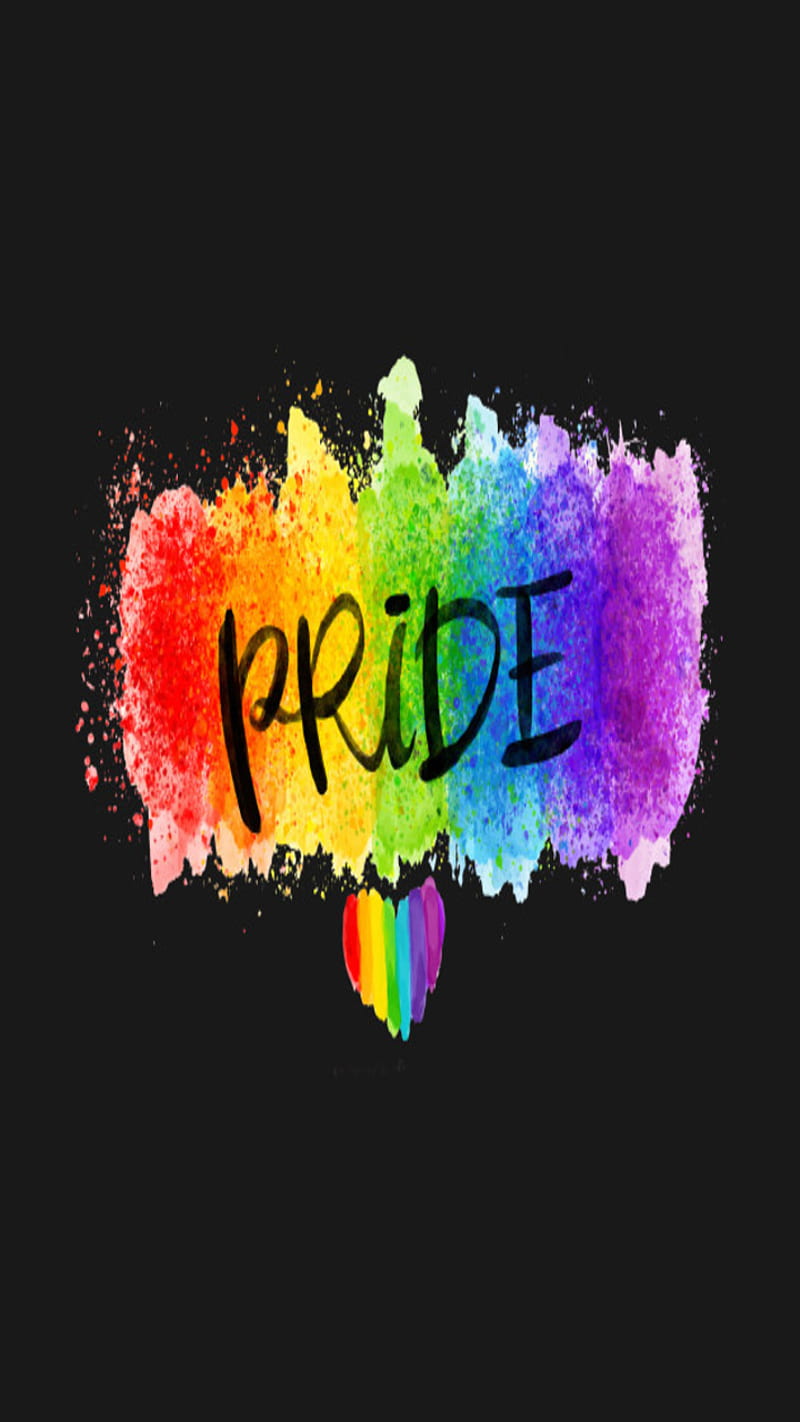 Pride Heart, lgbt, lgbtqia, rainbow, HD phone wallpaper