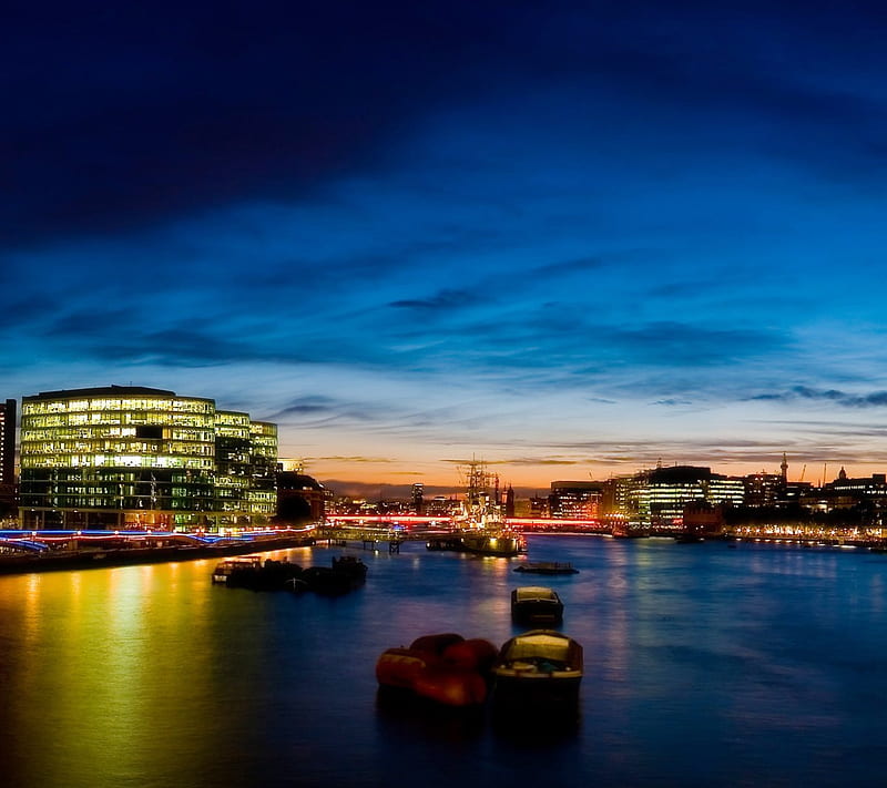 London Multi Monitor, natureal, night, HD wallpaper | Peakpx