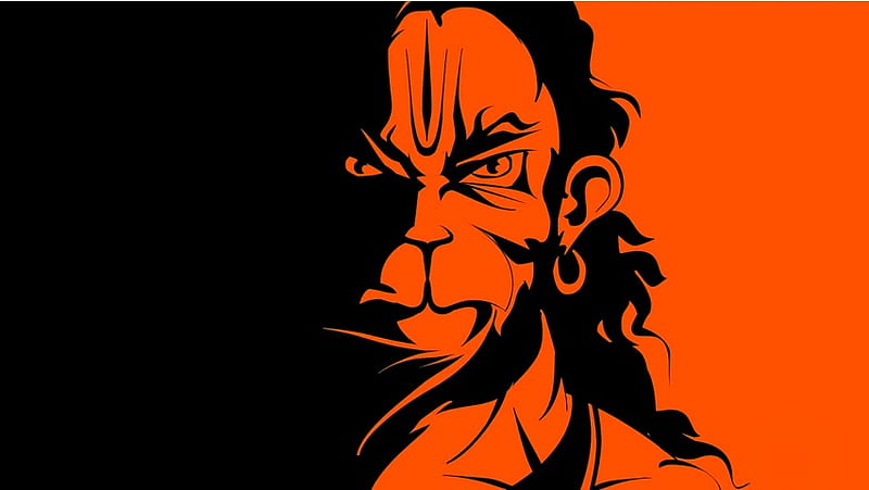 Hanumanji Vector, HD wallpaper