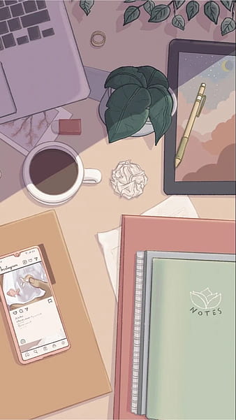 Anime Girl Hatsune Miko Studying Vocaloid 4K Wallpaper #4.2486
