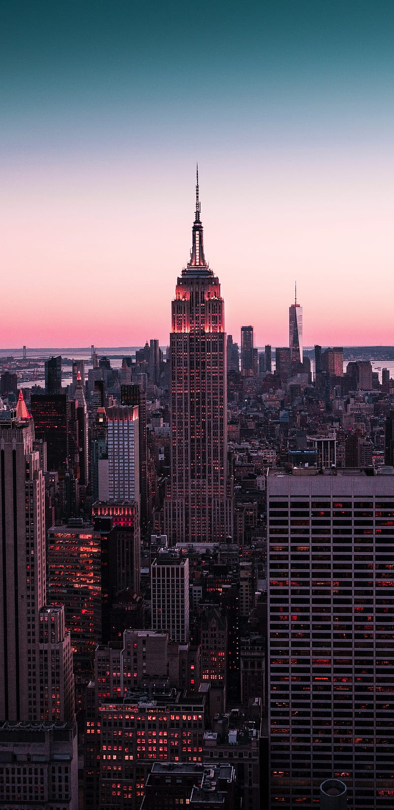 Empire State, building, city, newyork, usa, HD phone wallpaper